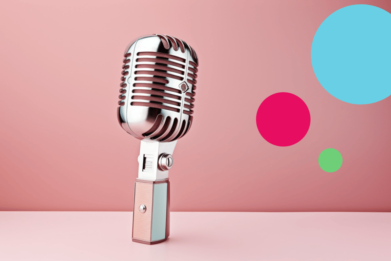 Microphone ready to interview programmatic expert